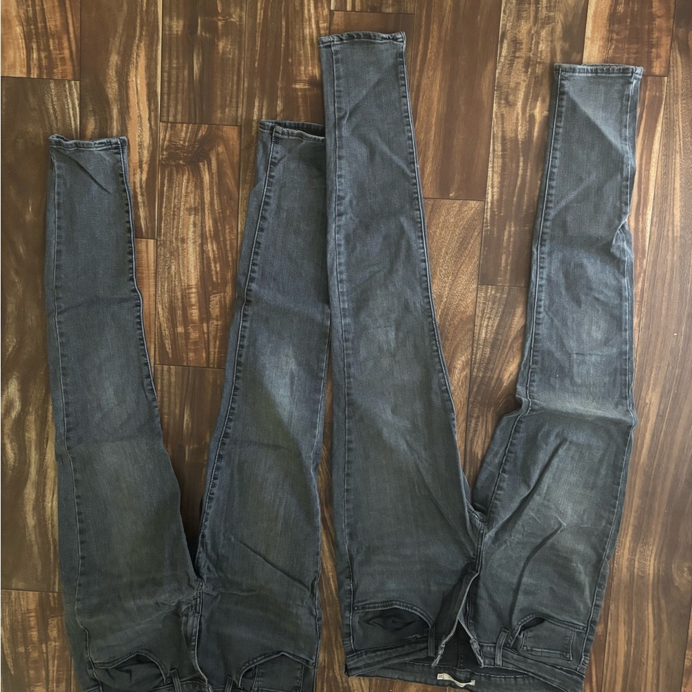 Levi's Women's Skinny Jeans - Dark faded black/dark Gray